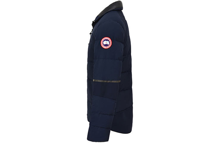 Куртка пуховая FW21 Зимняя Мужская Тёмно-синяя Canada Goose — фото 4