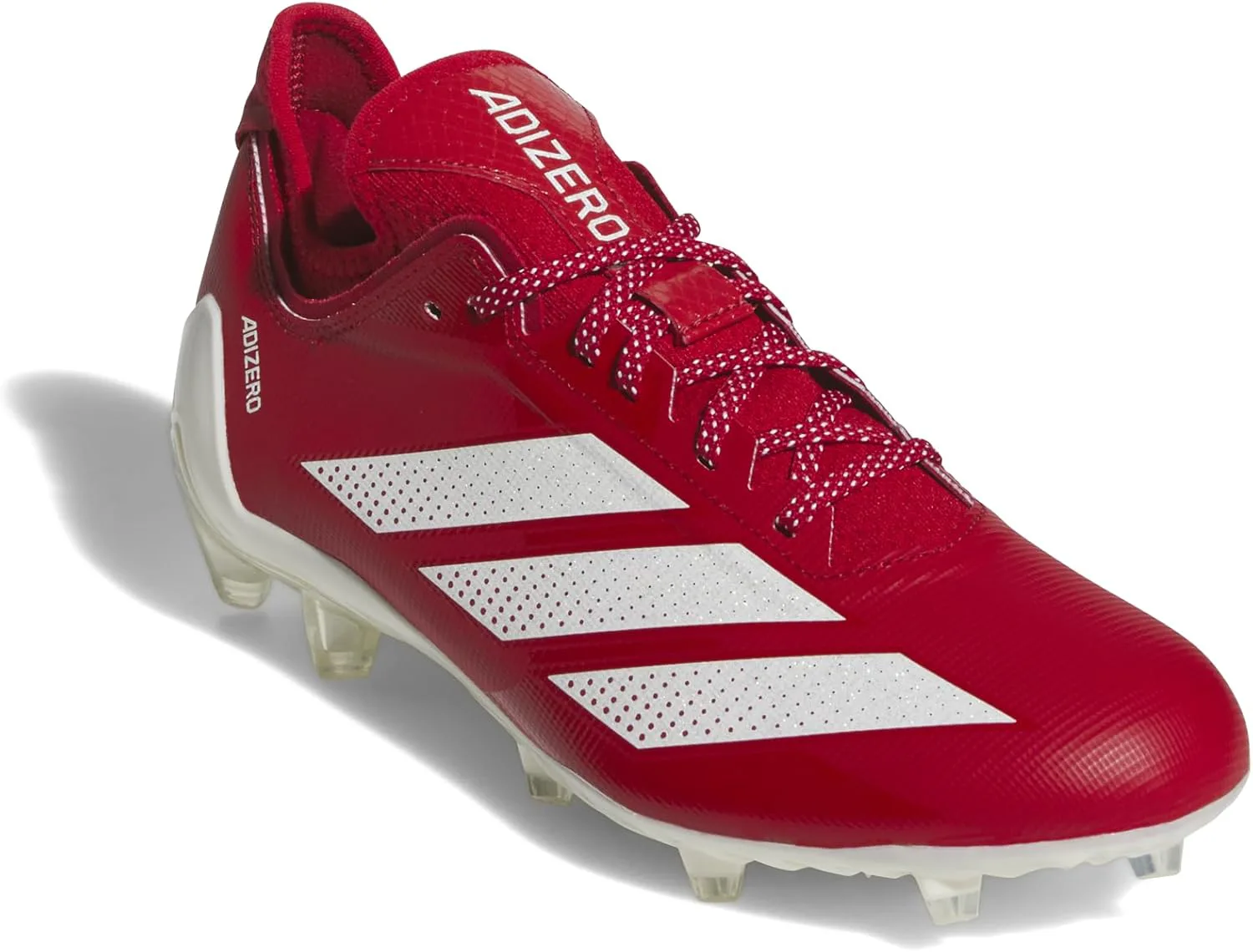 Мужские кроссовки Adidas Adizero Electric.1 для американского футбола, красно-белый — фото 3