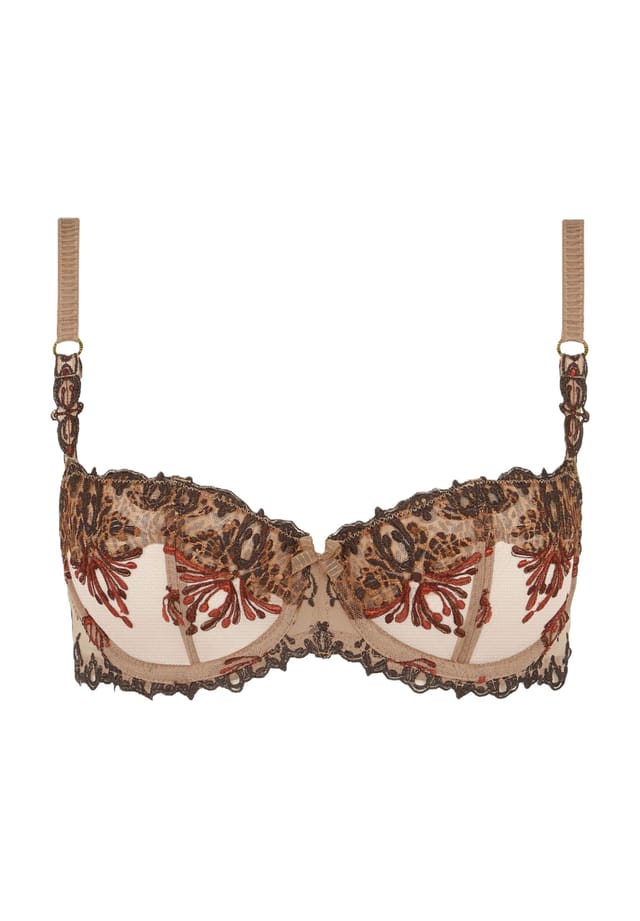 

Бюстгальтер балконет Champs Elysees с вышивкой Chantelle, цвет a31 feline print