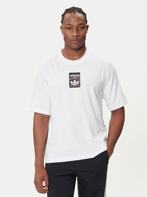 

Футболка oversize Leo JV7570 Adidas, белый