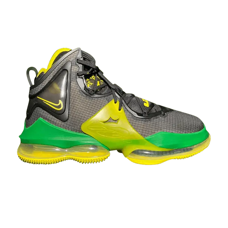 

Кроссовки Nike LeBron 19 'Oregon Away' PE, черный