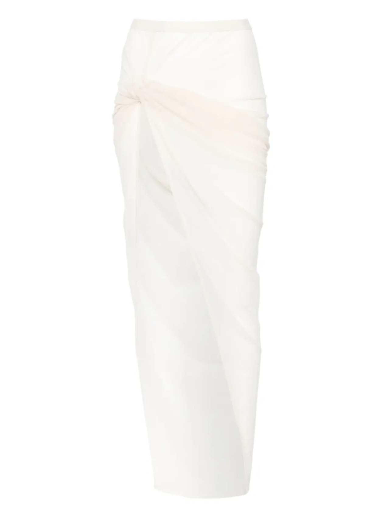 

Асимметричная юбка Twist Edfu Rick Owens Lilies, нейтральный