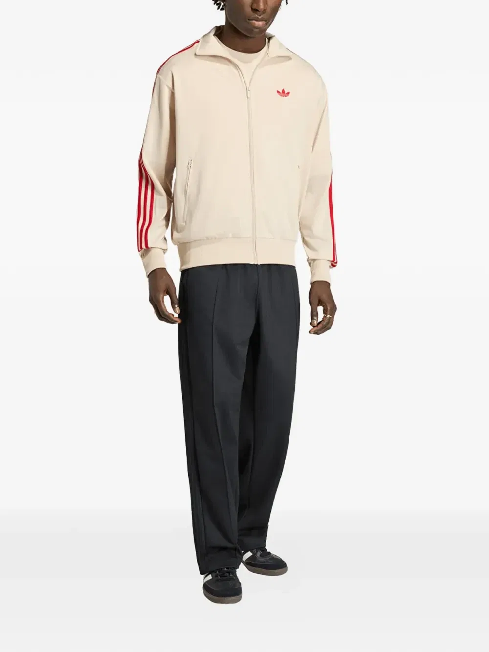 Олимпийка Firebird Adidas, бежевый — фото 2
