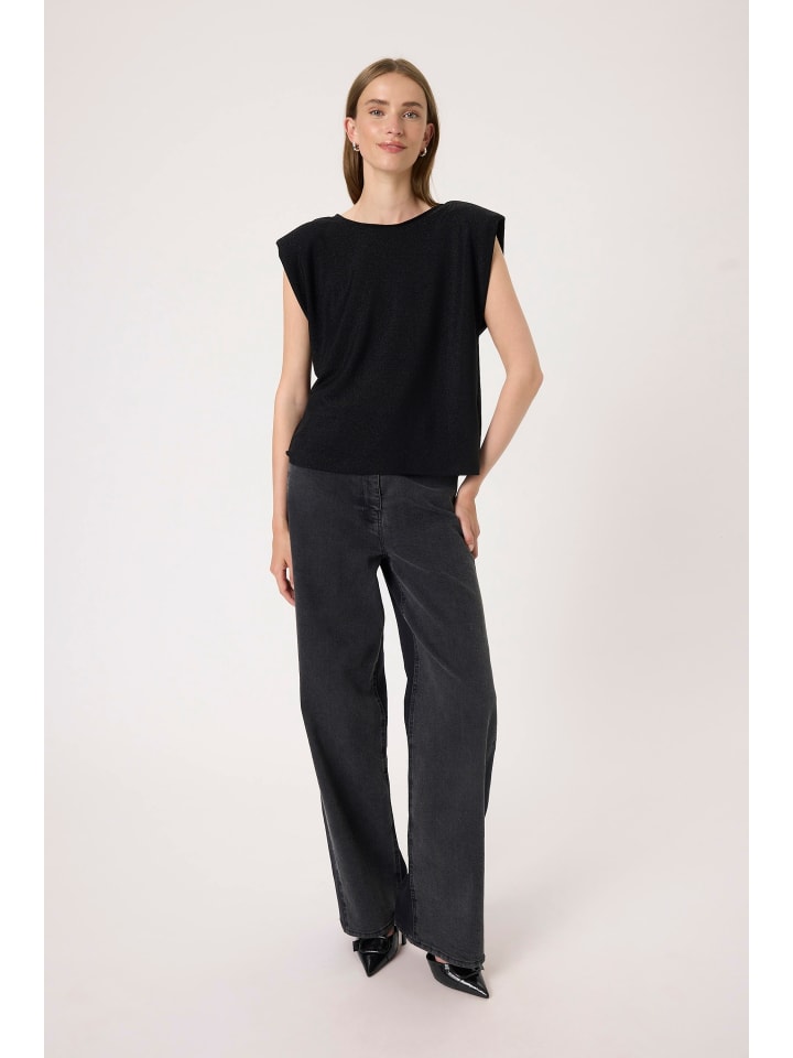 

Soaked in Luxury Футболка-майка SLSkylara, прямого кроя, черного цвета