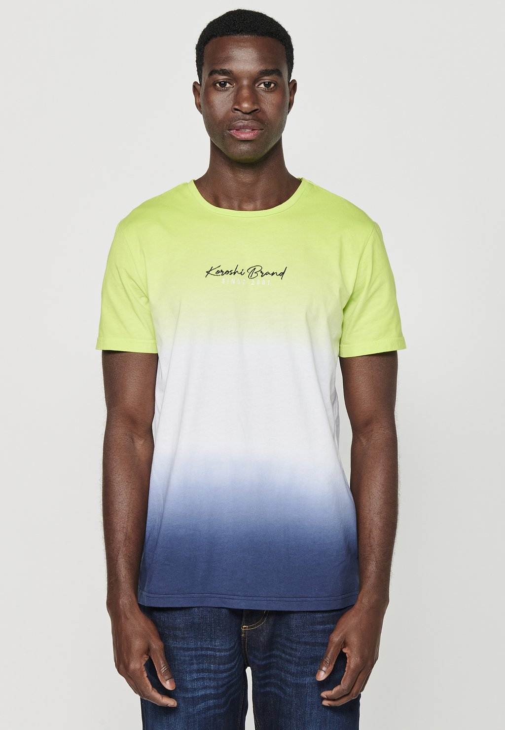 

Футболка с принтом SHORT SLEEVE Koroshi, цвет Lima Lime Green