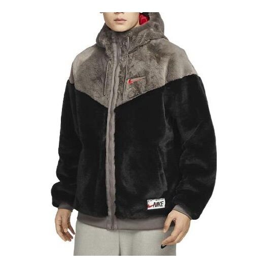 

Куртка Nike Sportswear Fur Windrunner 'Grey', серый