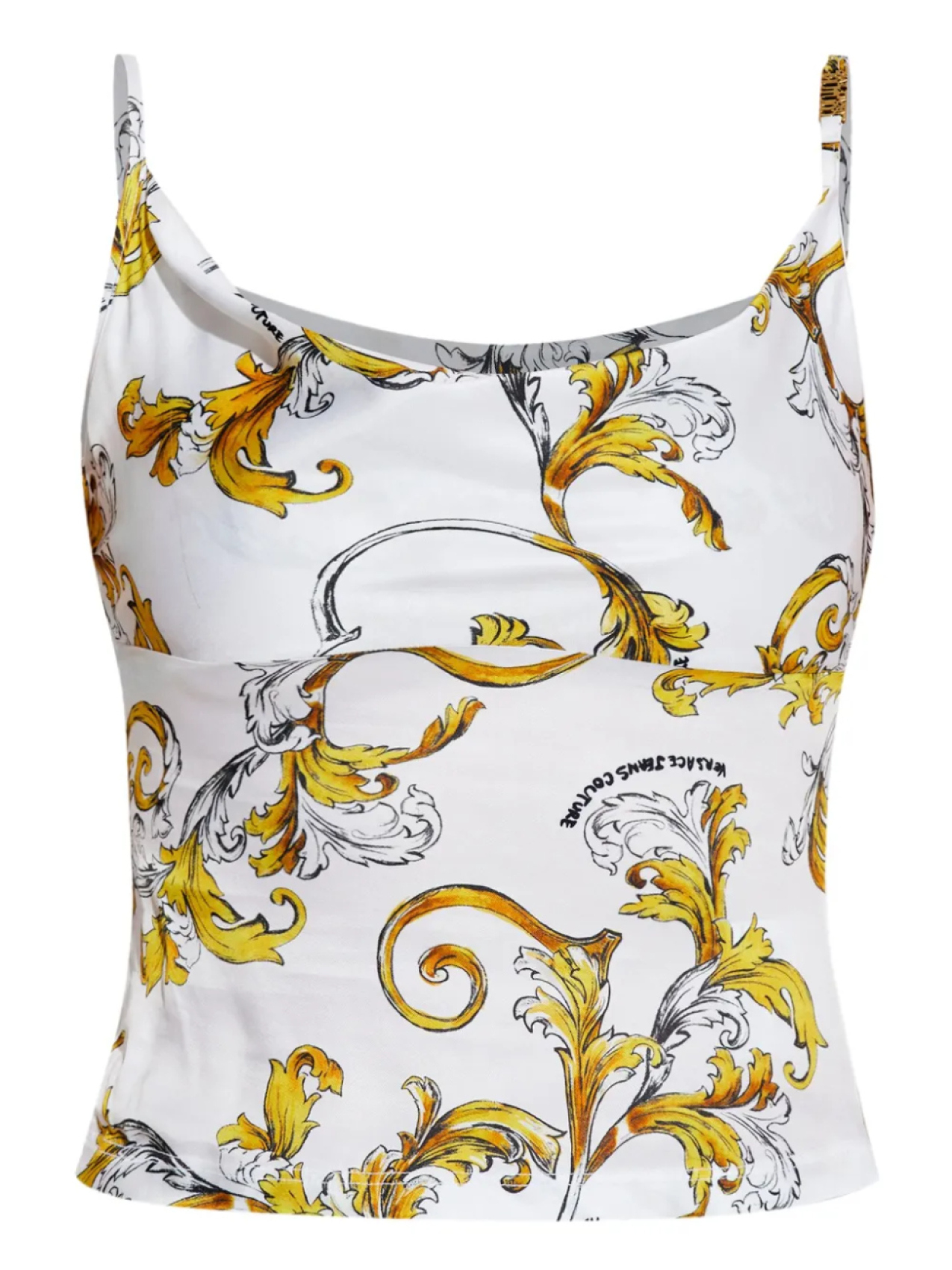 

Топ с принтом Barocco Versace Jeans Couture, белый