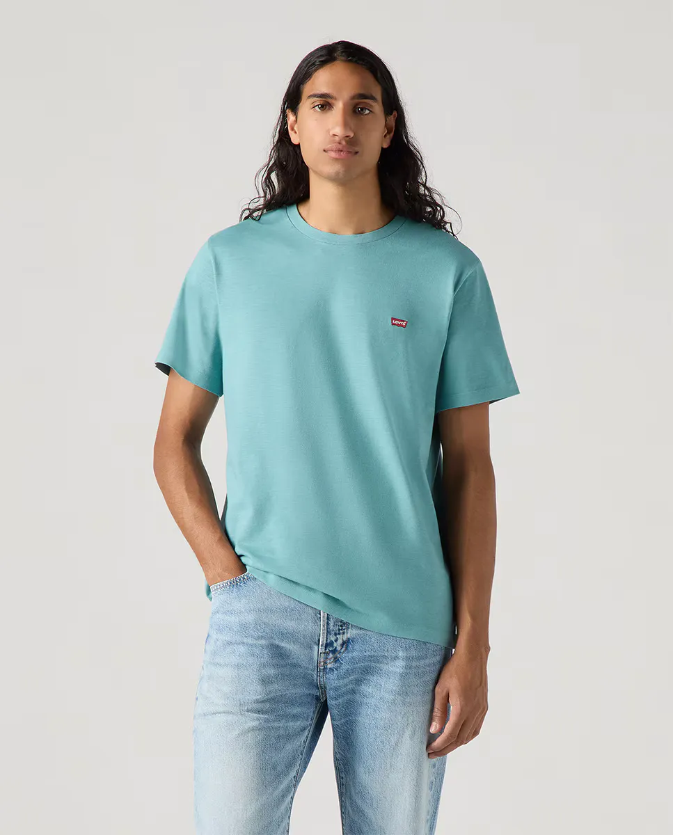

Футболка мужская с короткими рукавами и круглым вырезом Levi's, бирюзовый