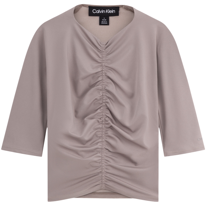 Футболка женская Calvin Klein, NZ8-Taupe — фото 4