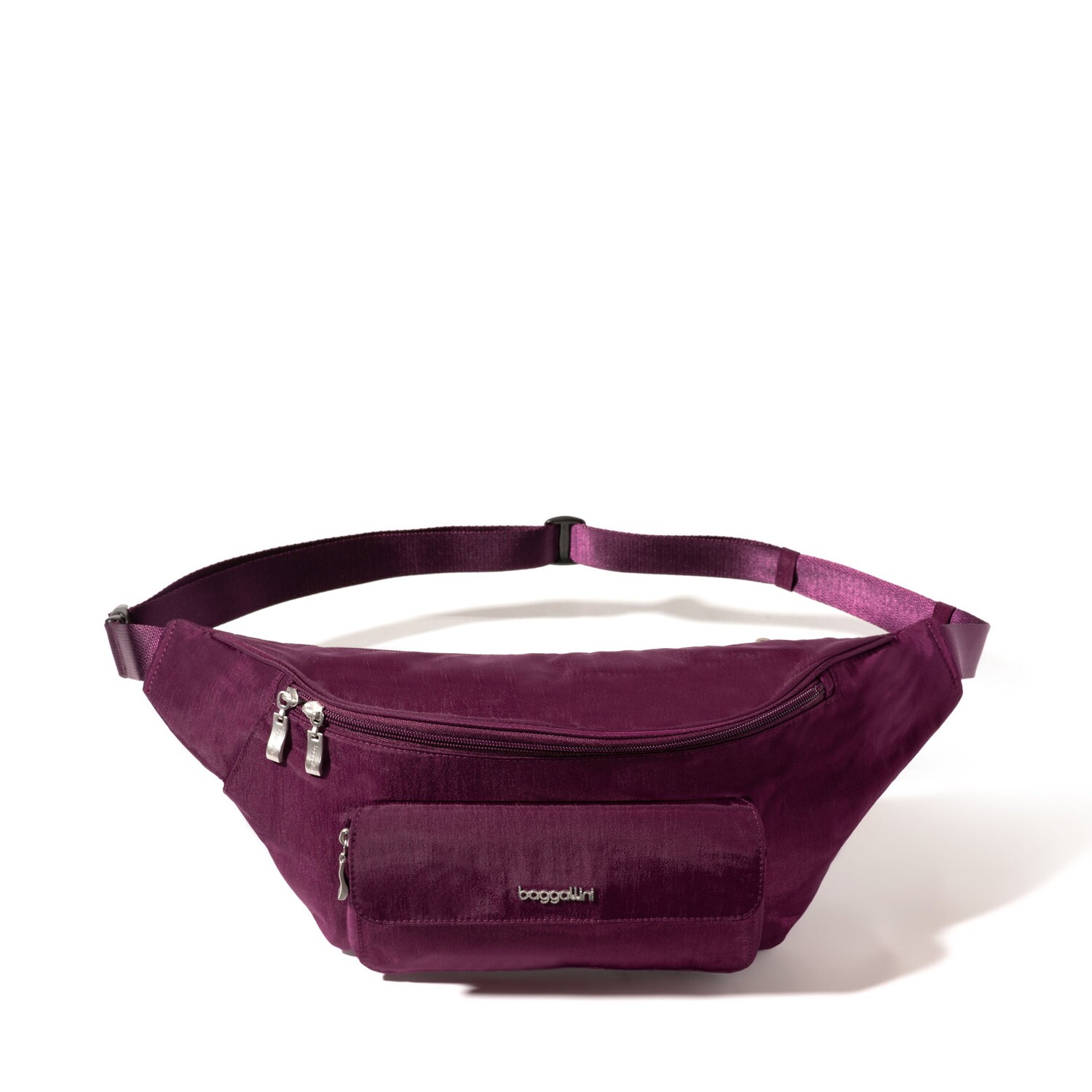 

Baggallini Modern Everywhere Большая поясная сумка-слинг, цвет Mulberry