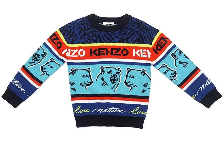 

Свитер детский Kenzo, синий / красный