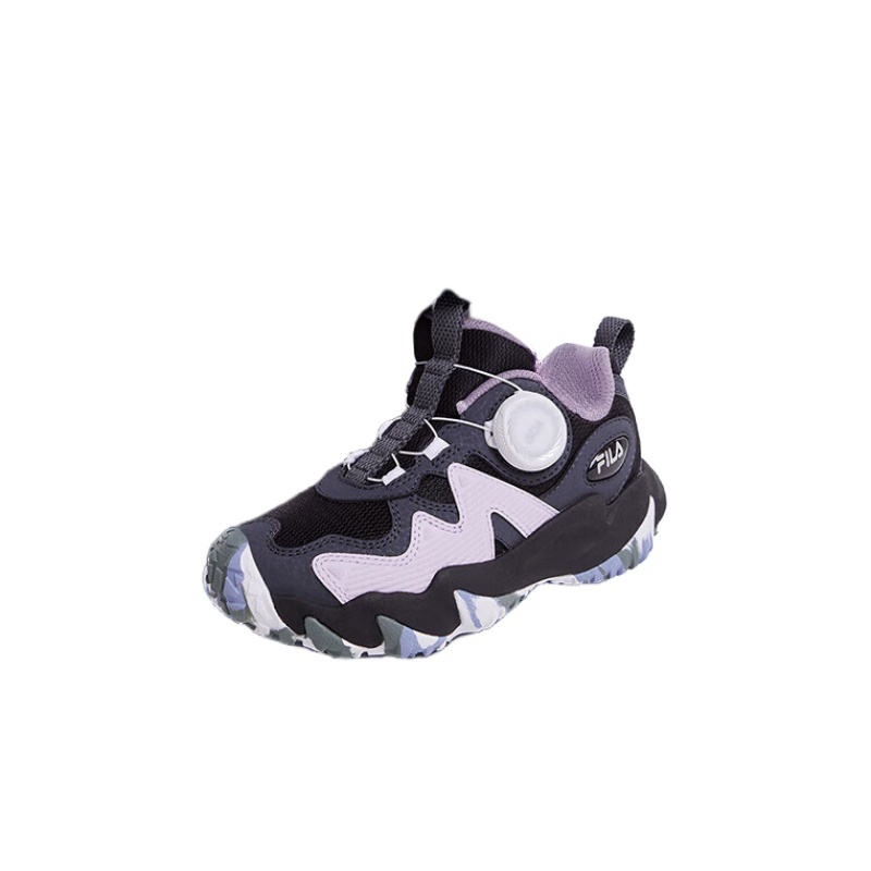 

FILA KIDS Нескользящие, износостойкие, низкие детские кроссовки для улицы, цвет "теневой черный серый", для детей от 3 до 7 лет