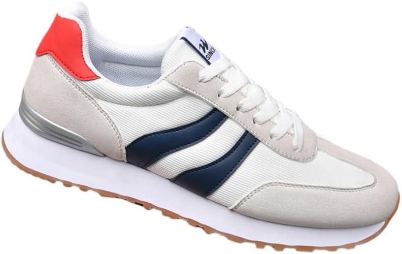 

Мужская обувь большого размера - легкие кроссовки и спортивная обувь. Легкие, удобные, дышащие, противоскользящие, повседневные мужские туфли Fmshi, белый/синий