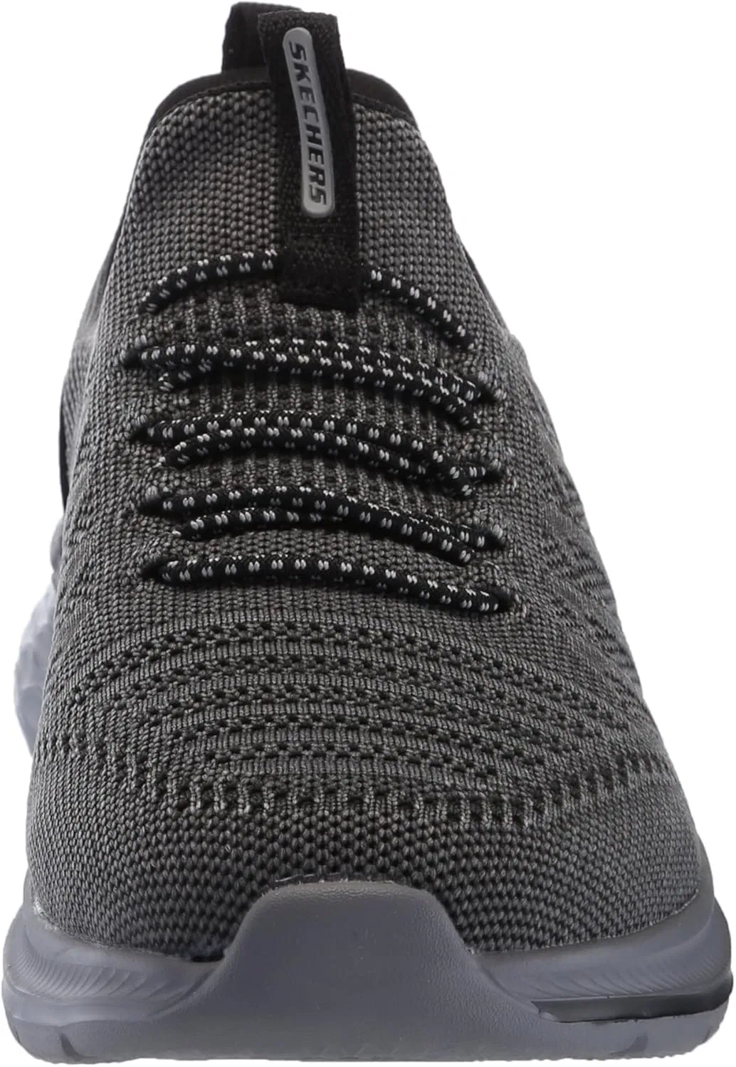 Мужские лоферы Skechers USA Garner-Crispin на шнуровке с эластичным шнурком, Black — фото 2