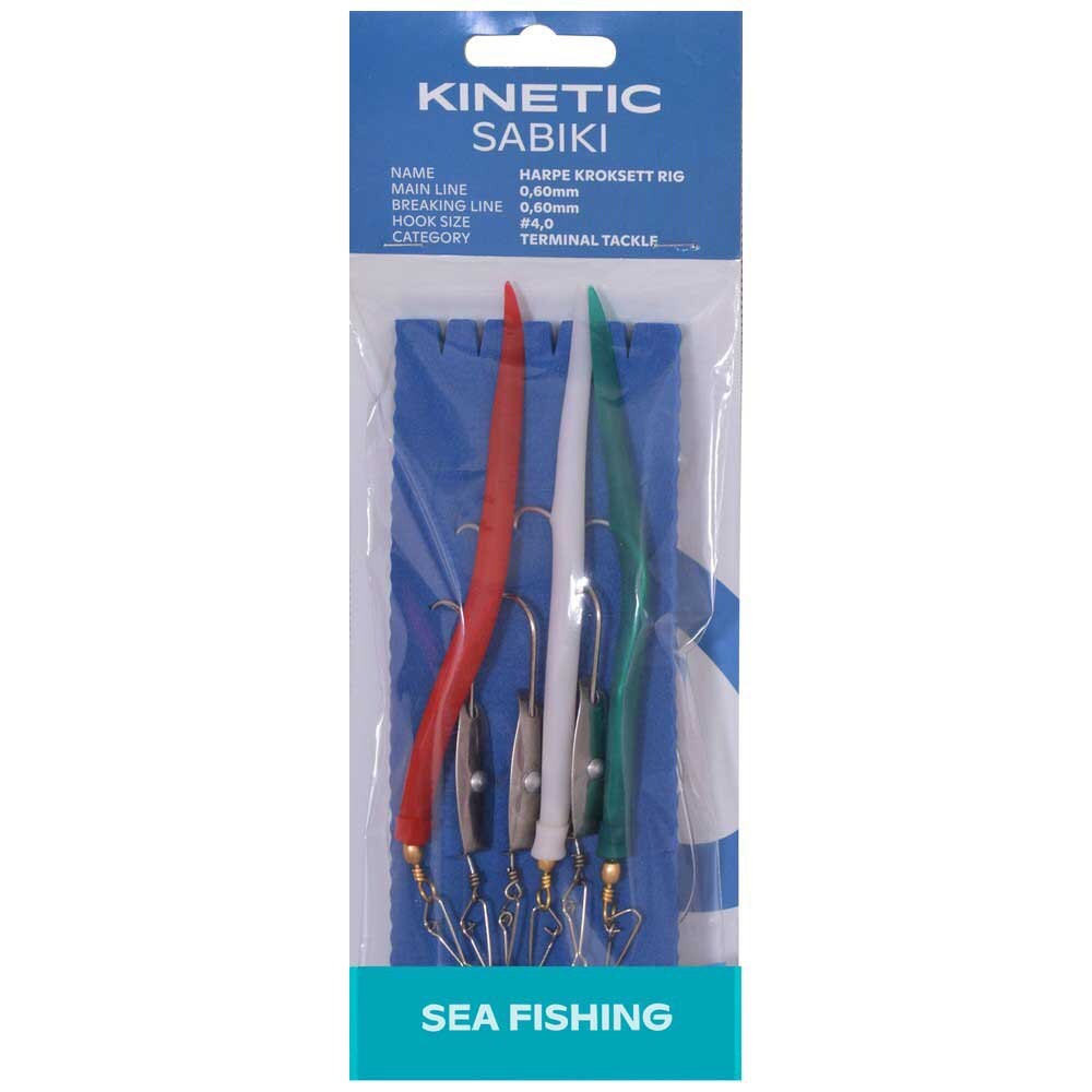 

Оснастки Kinetic Sabiki Harpe Kroksett, разноцветный