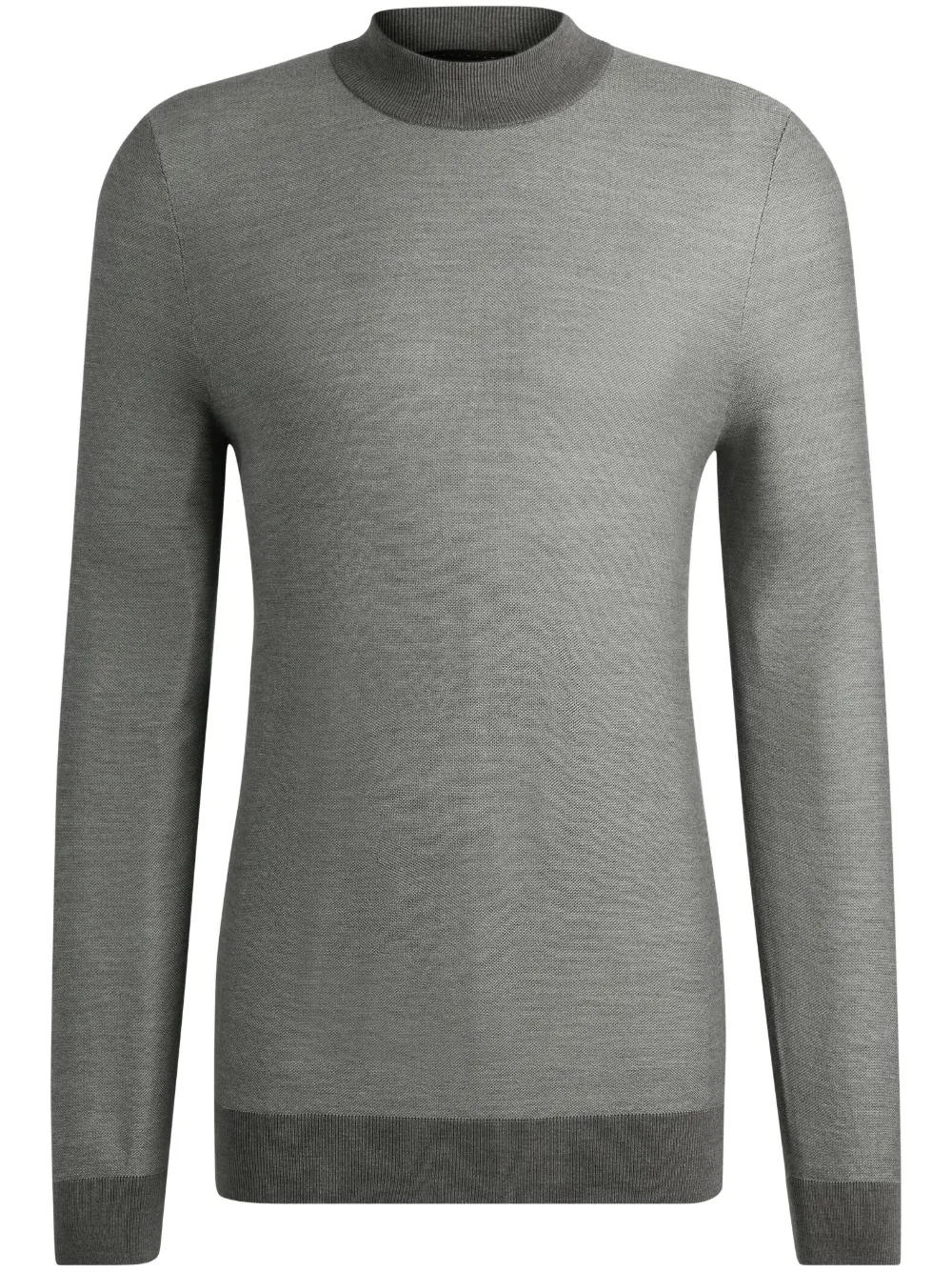 

Шелковая толстовка с круглым вырезом Boss, серый