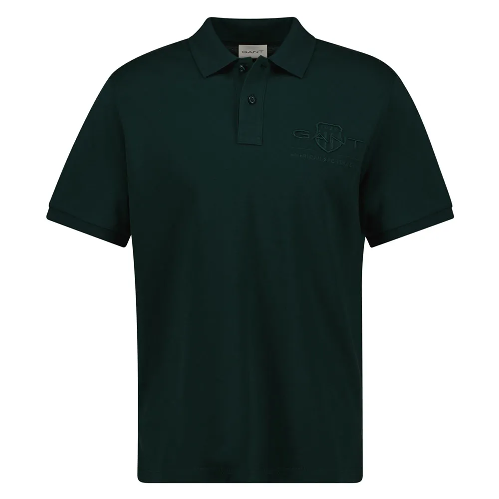 

Поло Gant Reg Tonal Shield Rugger, зеленый