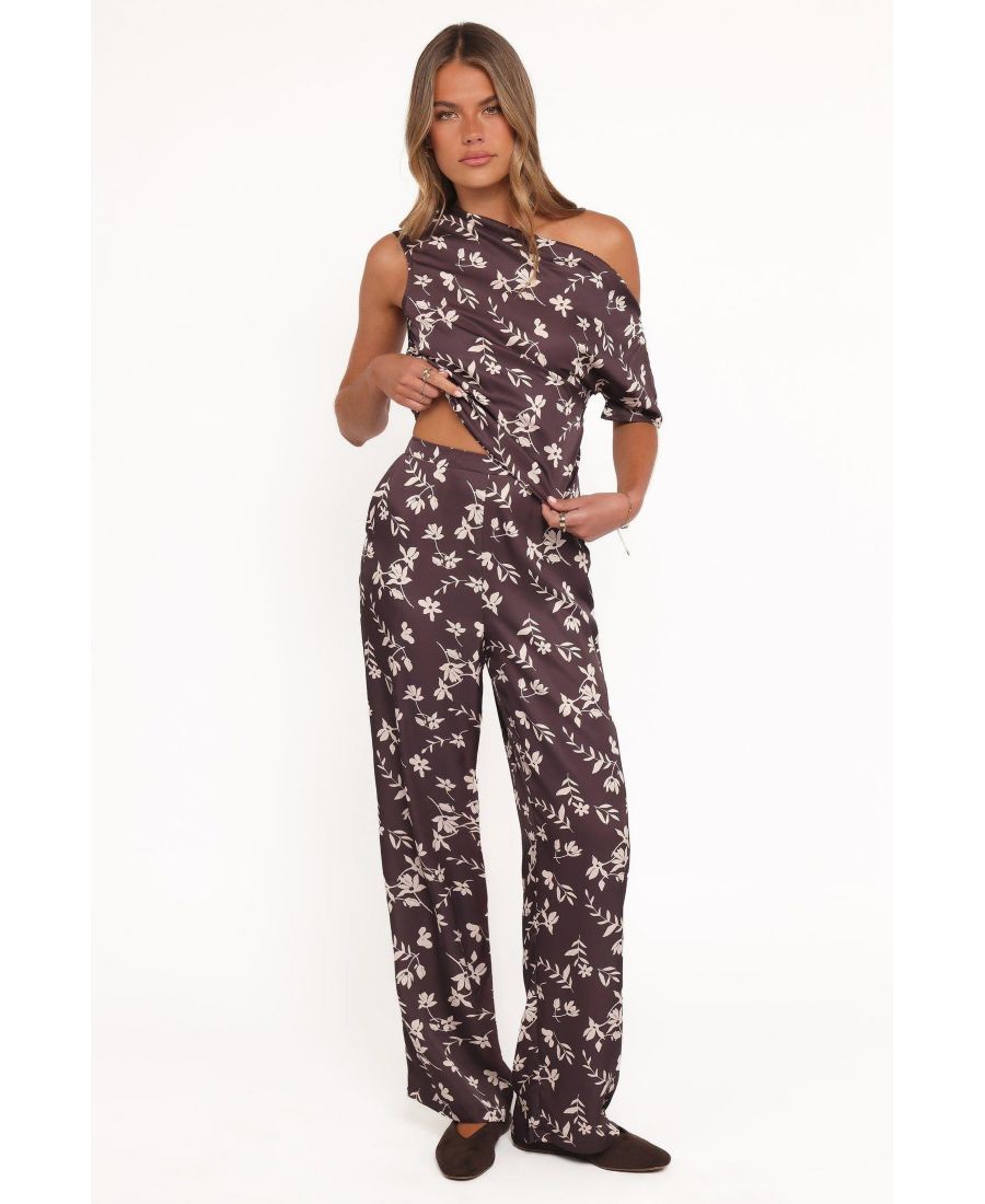 

Женские брюки Ромола Petal and Pup, Brown cream floral