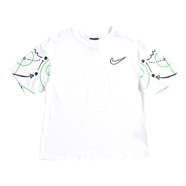 

Футболка nsw summer hoops casual с коротким рукавом Nike, белый