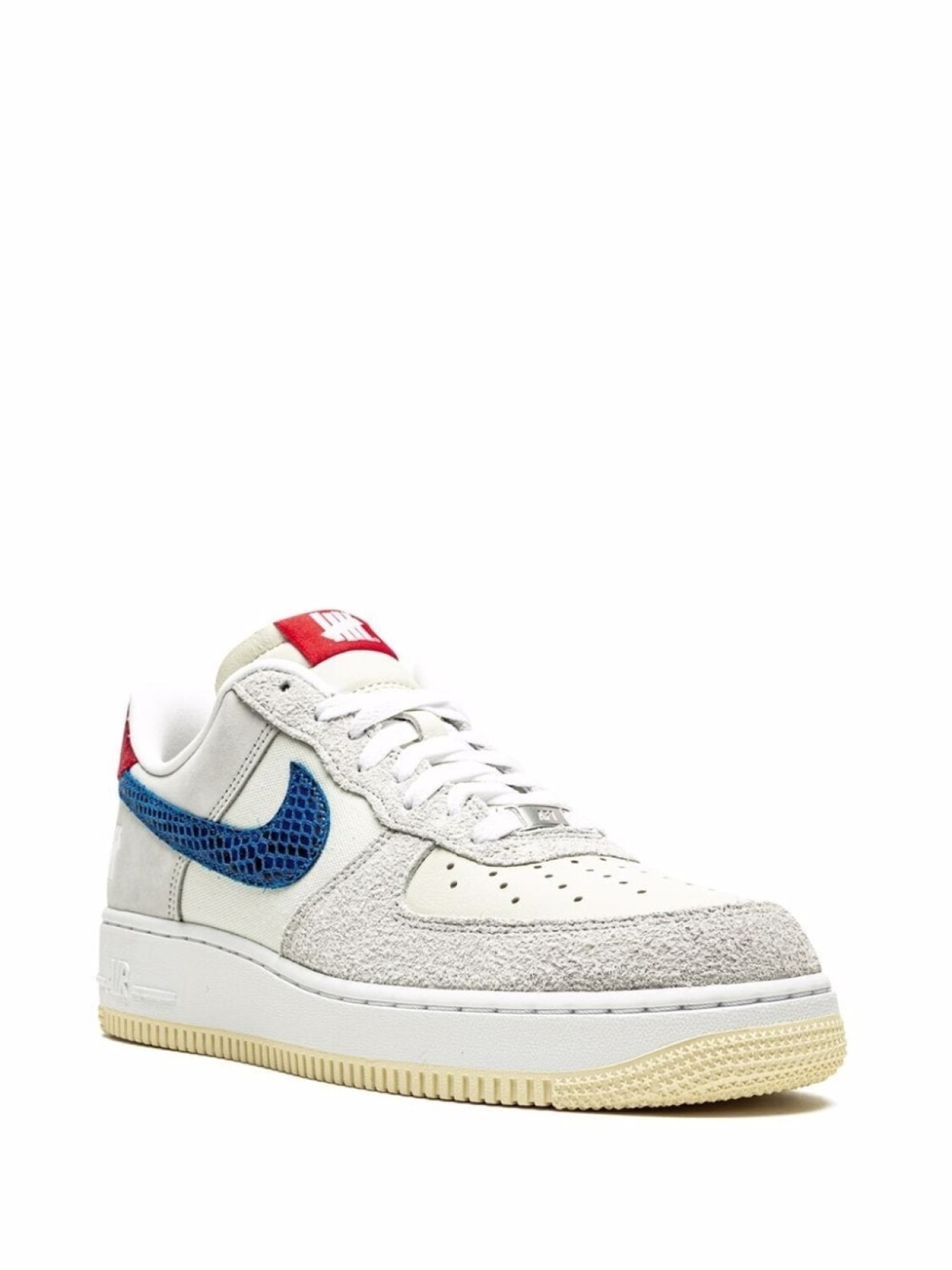 Кроссовки x Undefeated Air Force 1 Low 5 On It Nike, белый — фото 2