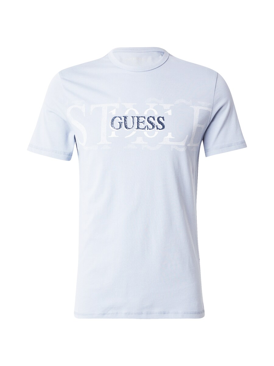 

Футболка GUESS, Pastel blue/Dark blue
