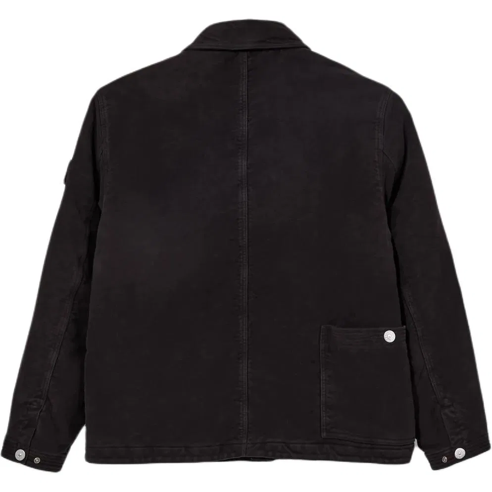 Джинсовая куртка на пуговицах STONE ISLAND, Black — фото 3