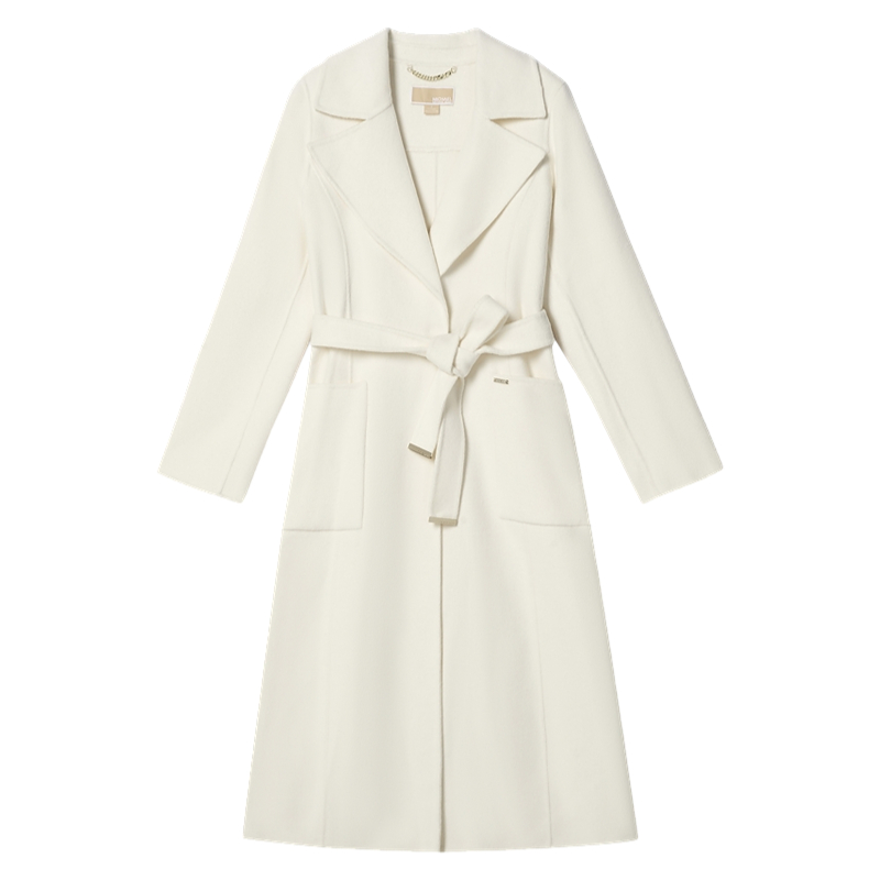 

Женское шерстяное пальто fw25 MICHAEL KORS, Ecru