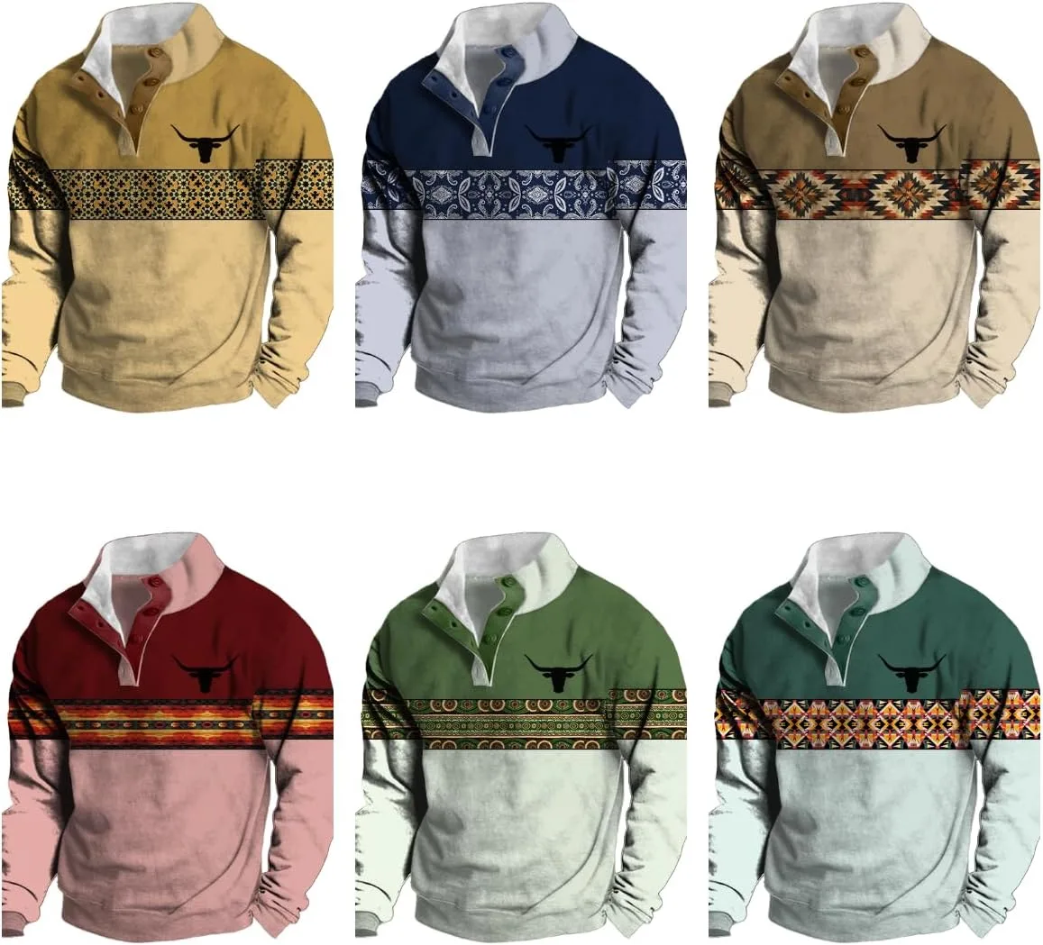 

Мужской свитшот Aztec Cowboy с капюшоном Biacolum