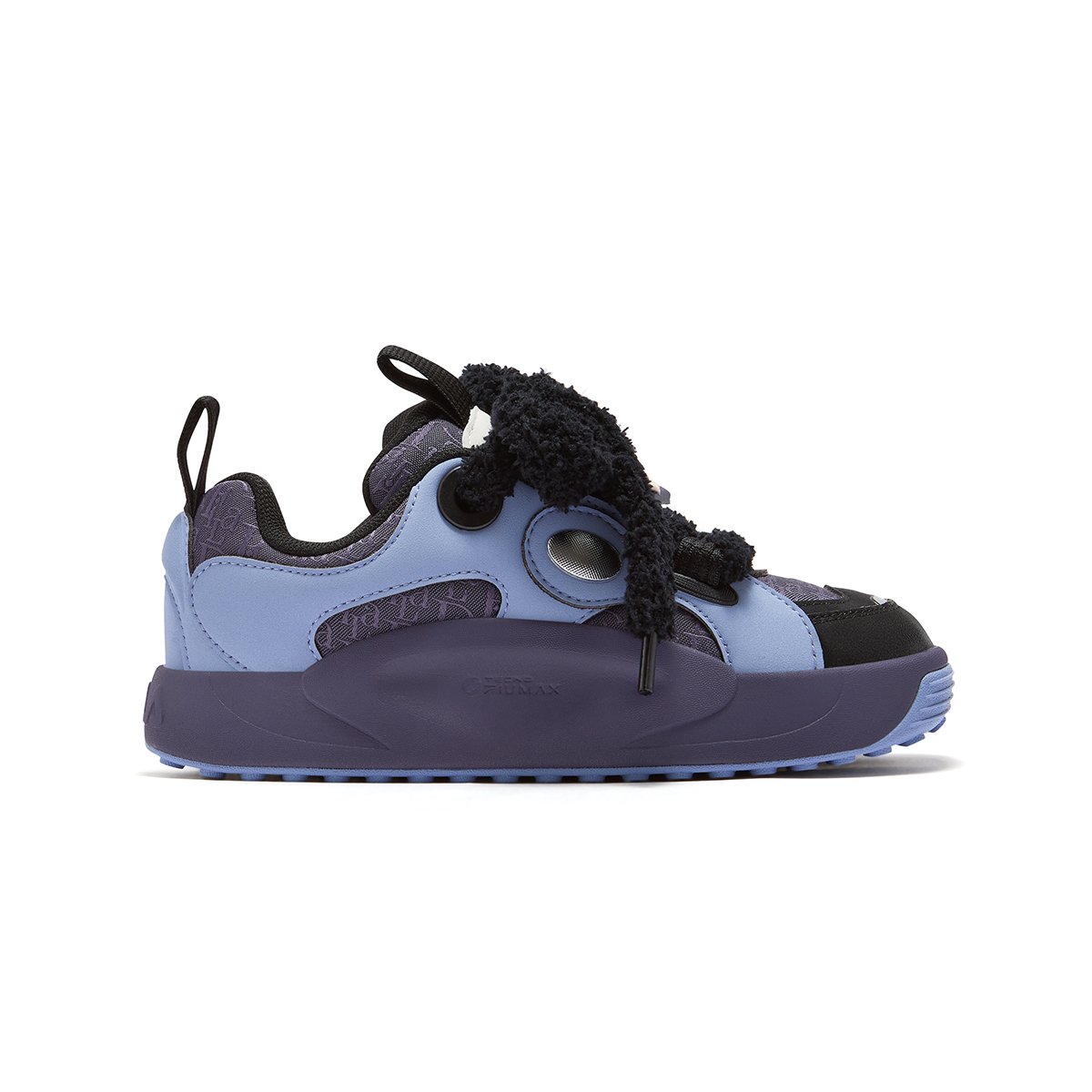 FILA KIDS Heritage FHT скейтерские кроссовки gray rock/thin dusk blue детские — фото 3