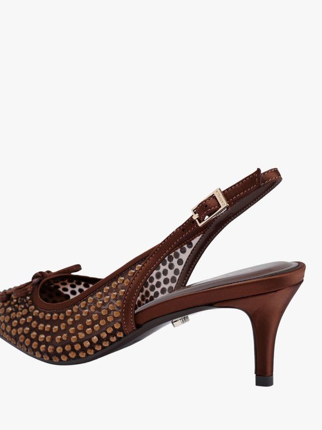 Positano украшенные туфли-лодочки на каблуке с открытой пяткой Carvela, Brown — фото 4