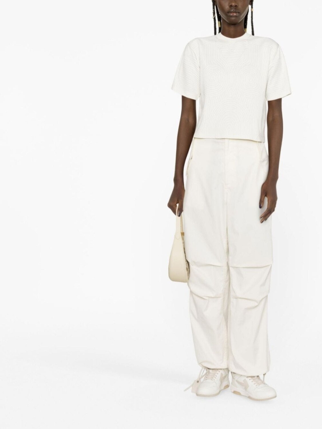 Off-White футболка с принтом, нейтральный цвет — фото 2
