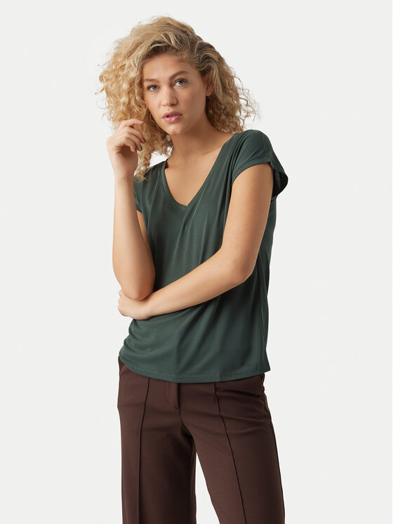 

Футболка regular fit Filli 10247666 Vero Moda, зелёный