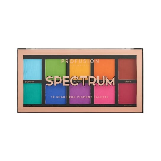 

Палитра из 10 теней для век Profusion, Spectrum Eyeshadow, разноцветный