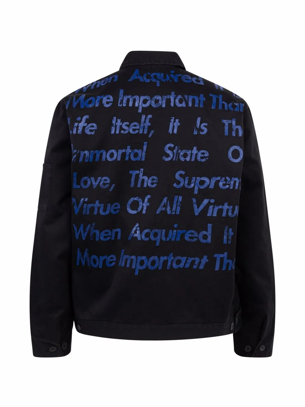 Куртка-рубашка с принтом из коллаборации с Junya Watanabe Supreme, черный — фото 2