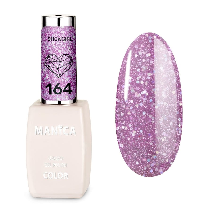 

Гибридный лак для ногтей Manica LED/UV 10 мл - Showgirl - №. 164