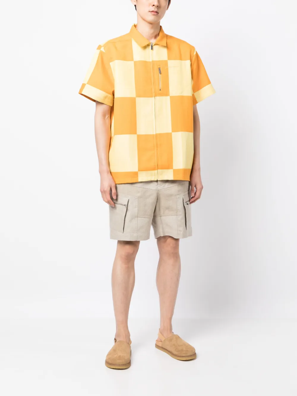 Рубашка La Chemise Banho JACQUEMUS, оранжевый — фото 2
