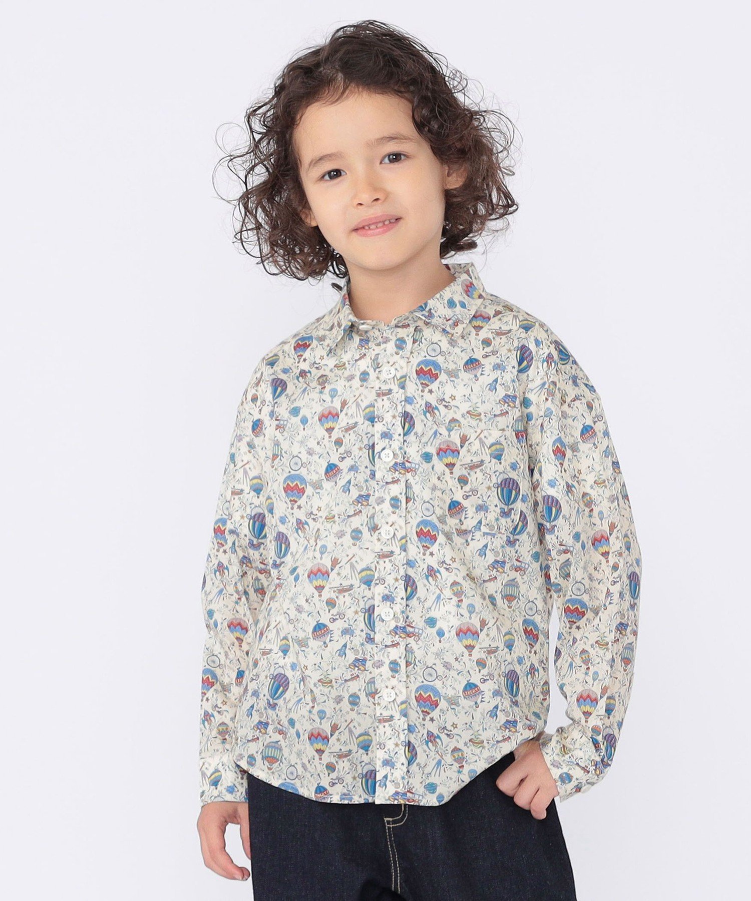 Детская футболка с длинным рукавом и принтом "Liberty" (100-130 см) SHIPS KIDS, Blue — фото 2