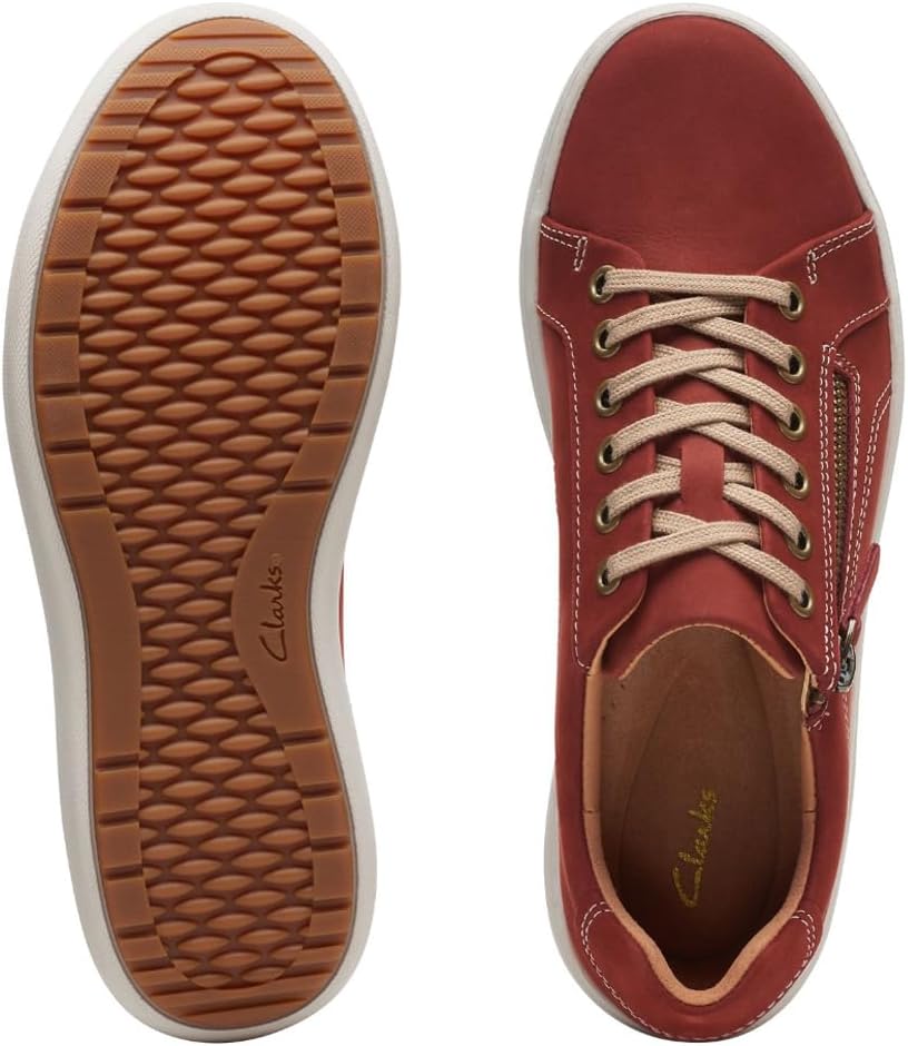 Кроссовки Clarks Unisex-Adult Nalle Lace, Chestnut — фото 4