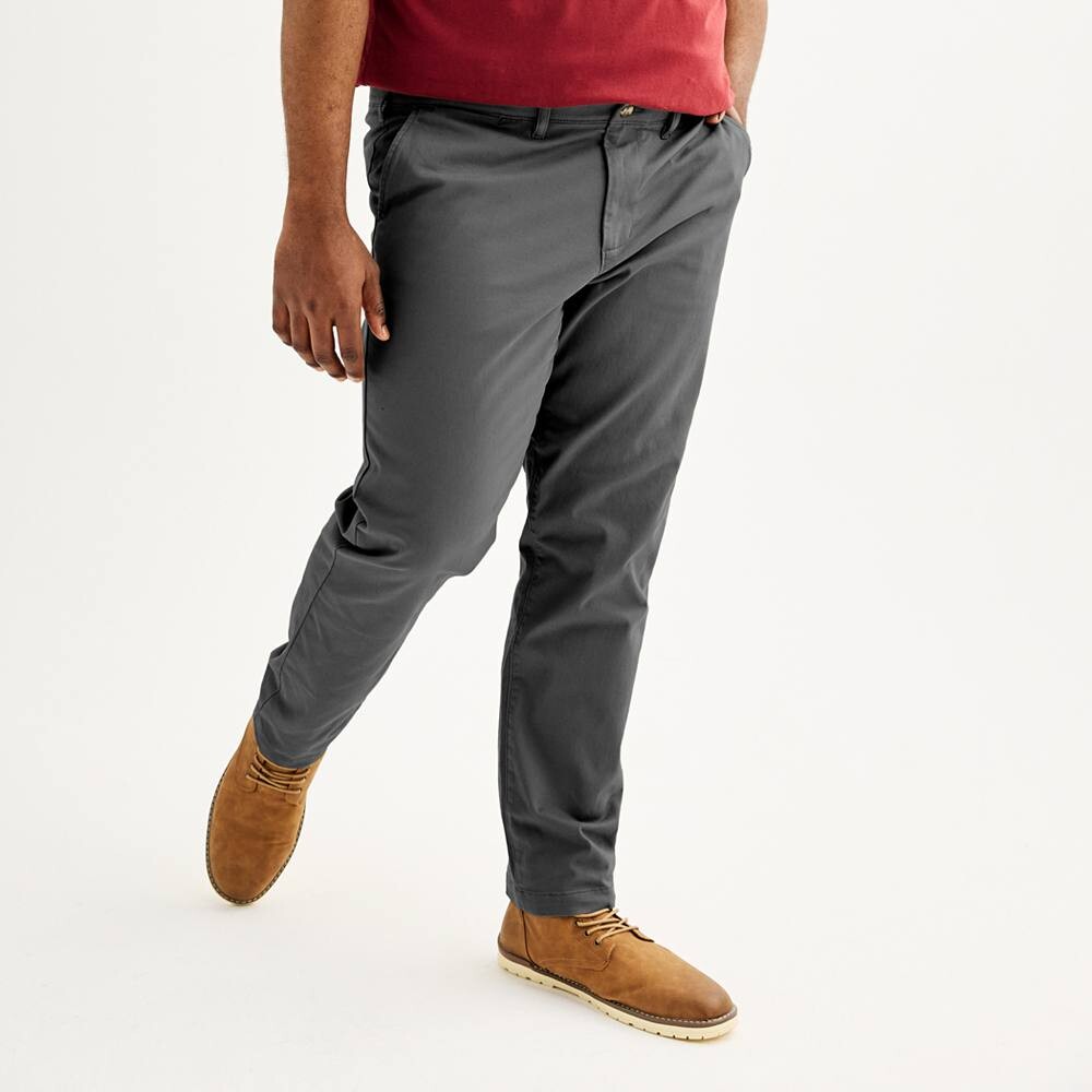 

Брюки прямого кроя Big & Tall Sonoma Goods For Life Flexwear, цвет Rock Wall
