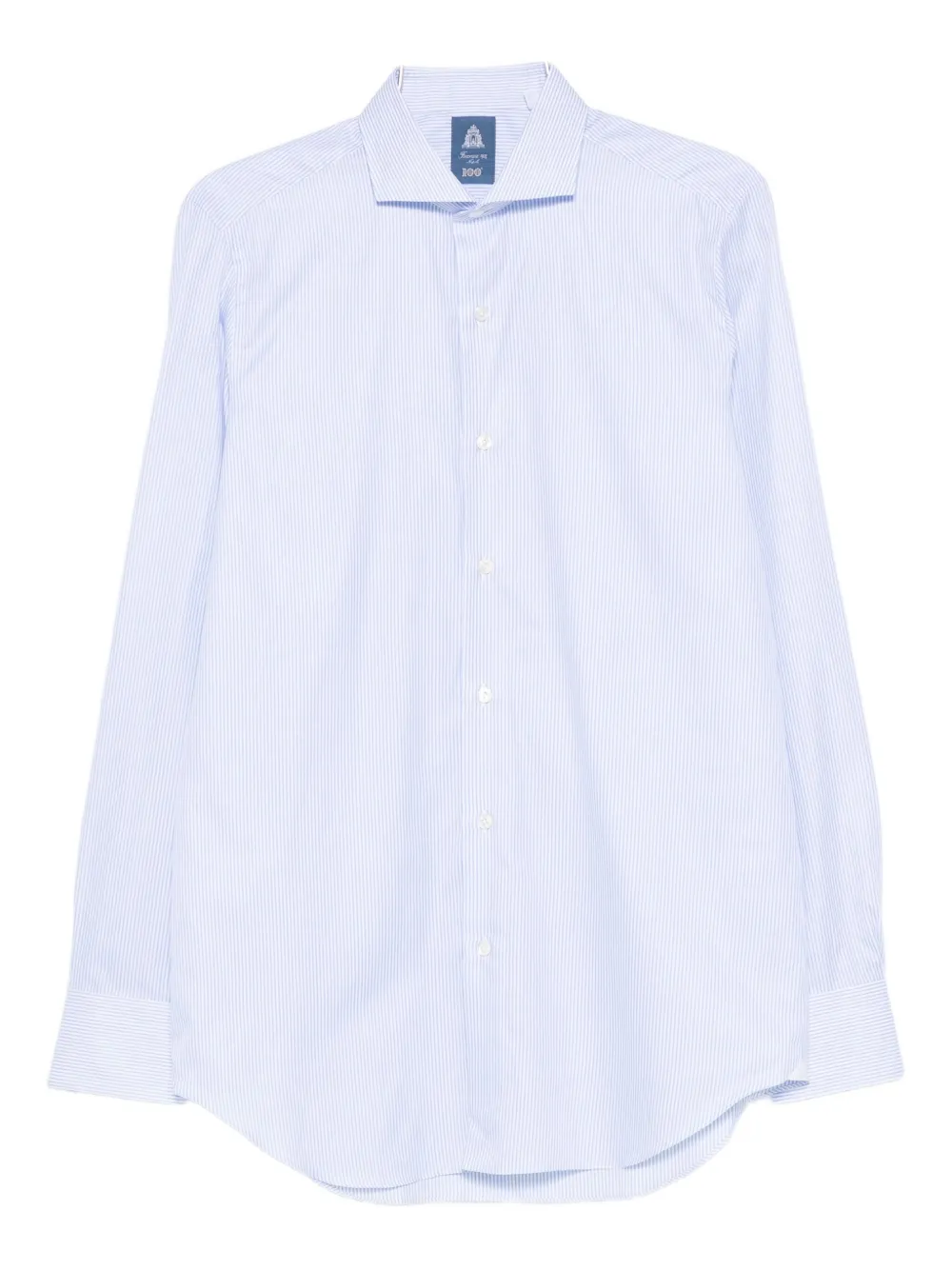 

Рубашка в полоску Finamore 1925 Napoli, белый