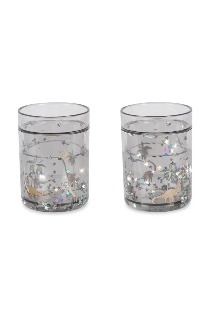 

Детская чашка, 2 шт. GLITTER CUPS, 2 шт. Konges Sløjd, серый