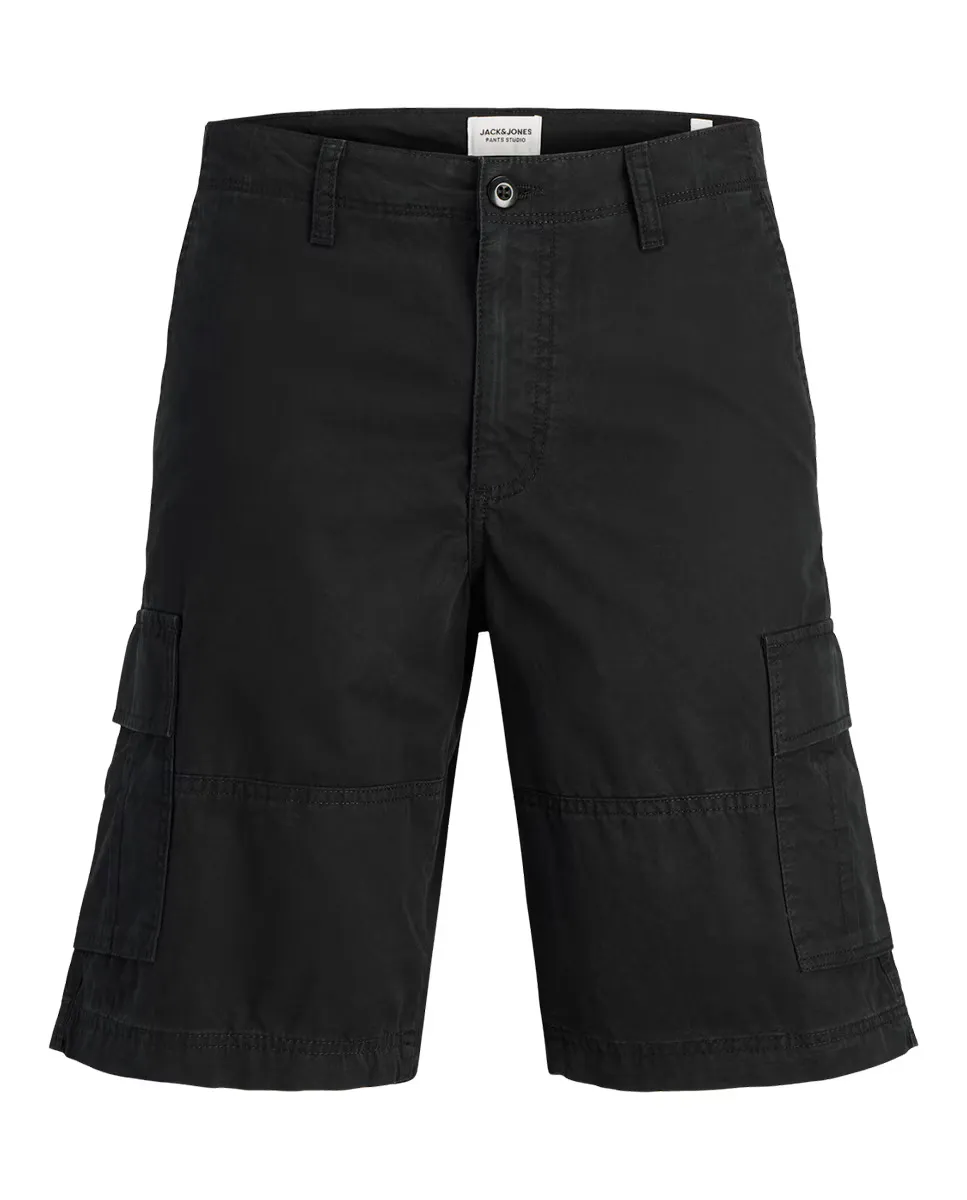 

Мужские шорты-карго с боковыми карманами Jack & Jones, чёрный