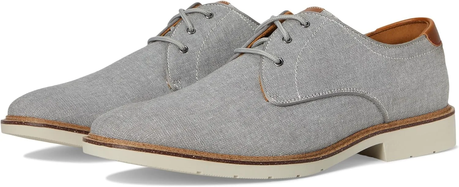 Мужские оксфордские туфли Florsheim Herington с гладкой передней частью, как у круизных лайнеров, серый