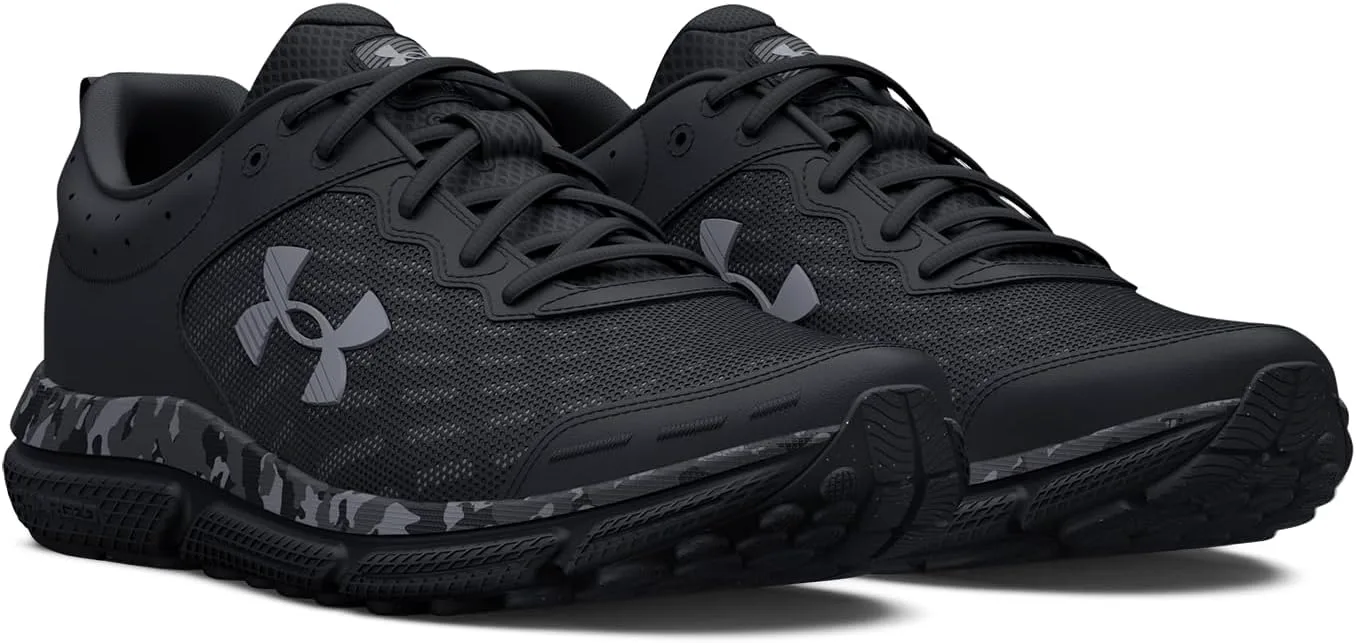 Мужские кроссовки Under Armour Charged Assert 10, черный/серый — фото 4