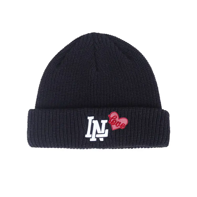 

LINING Акриловая вязаная шапка унисекс черная, New Arrival One Size
