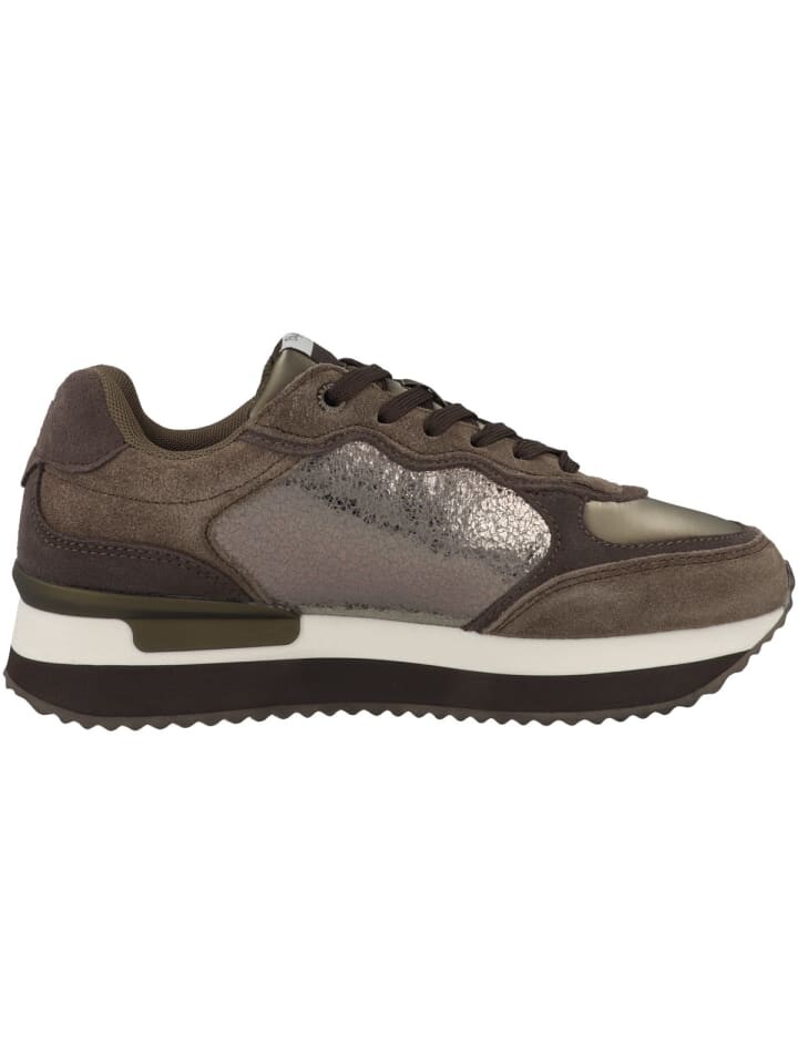 Низкие кроссовки Pepe Jeans low Rusper Stars, коричневый — фото 3