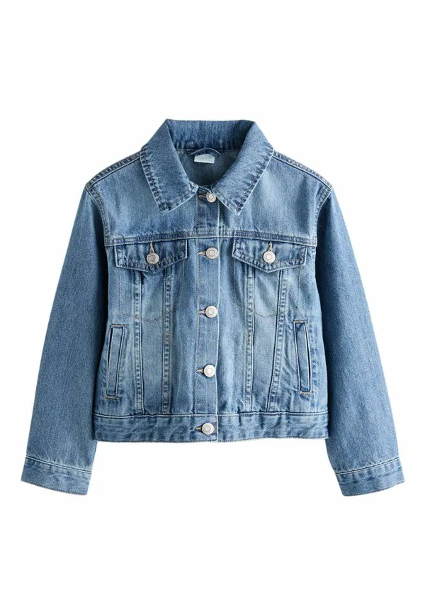 Классическая джинсовая куртка в стиле вестерн Next, Mid Blue Denim