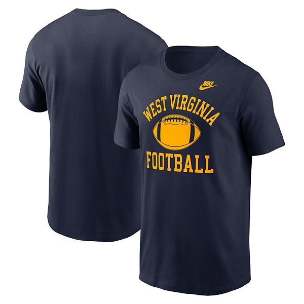 Мужская футболка navy west virginia mountaineers legacy icon Nike — фото 2