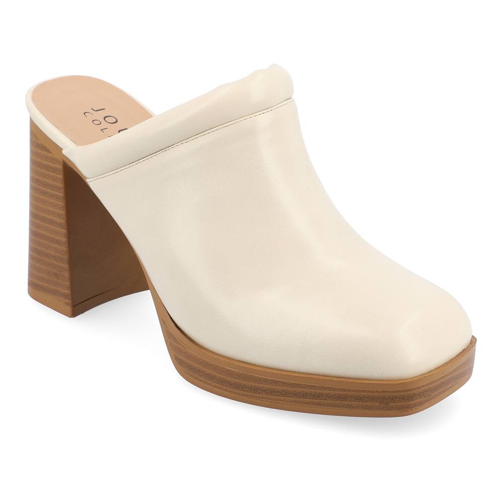 

Journee Collection Женские сабо Izara Tru Comfort Foam на каблуке, цвет Bone