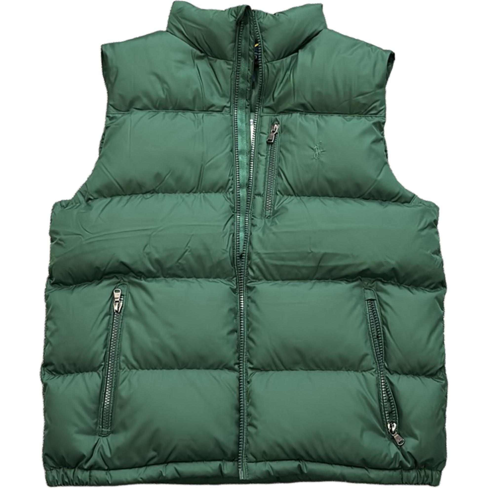 

Детская пуховая жилетка Polo Ralph Lauren, зеленый